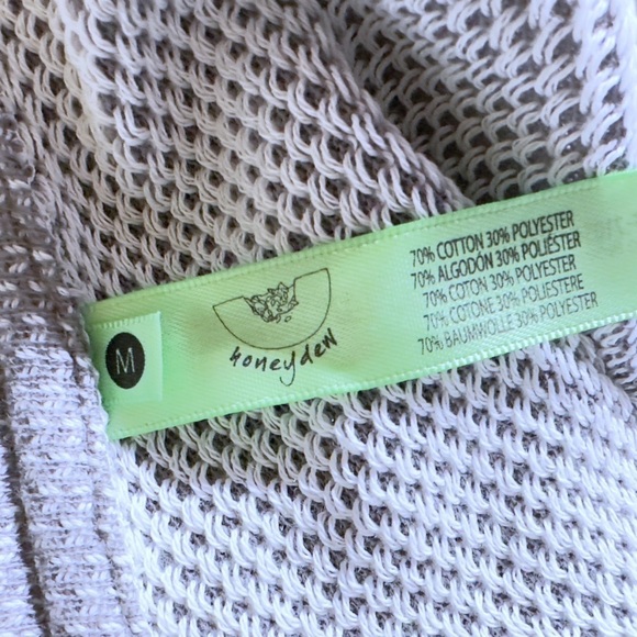 Honeydew Women's Intimates Out The Door Short Sleeve Sweater Tee Gray Size M - Picture 2 of 9